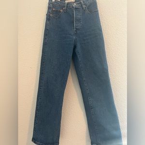 Levi’s ribcage straight ankle